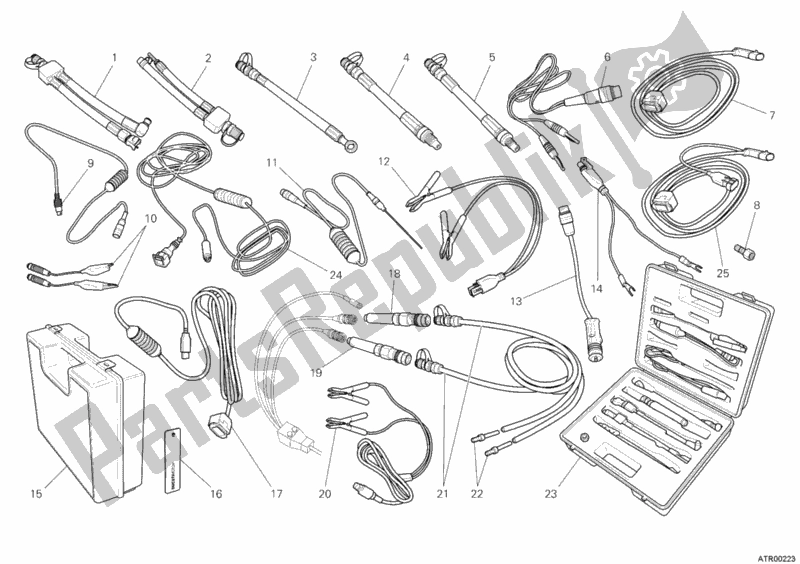 Tutte le parti per il Strumento Di Controllo Della Pressione del Ducati Multistrada 1200 S Sport 2011